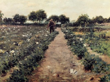 Le patch de pommes de terre alias Garden Shinnecock William Merritt Chase Peinture à l'huile